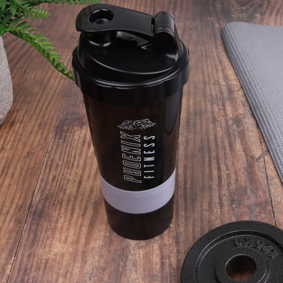 Shaker mit Fächern 500 ml – Protein Shaker BPA-frei