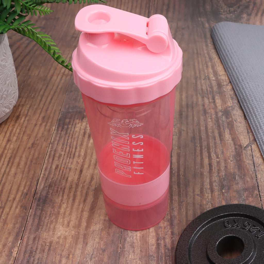 Shaker mit Fächern 500 ml – Protein Shaker BPA-frei