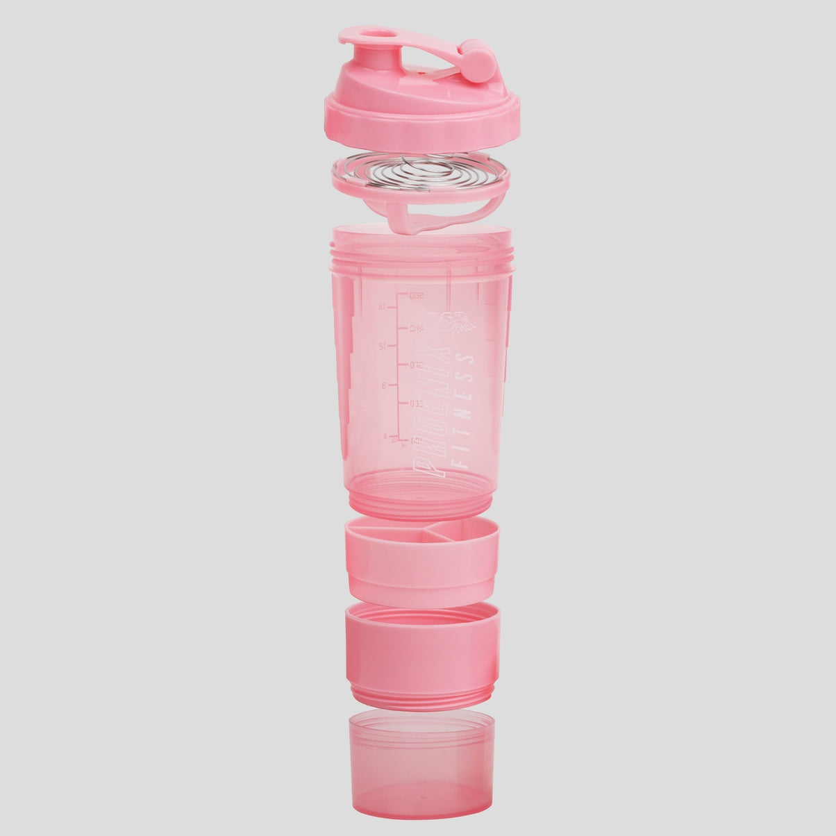 Shaker mit Fächern 500 ml – Protein Shaker BPA-frei