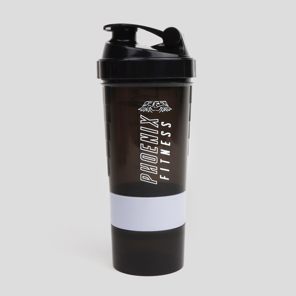 Shaker mit Fächern 500 ml – Protein Shaker BPA-frei