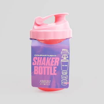 Shaker mit Fächern 500 ml – Protein Shaker BPA-frei