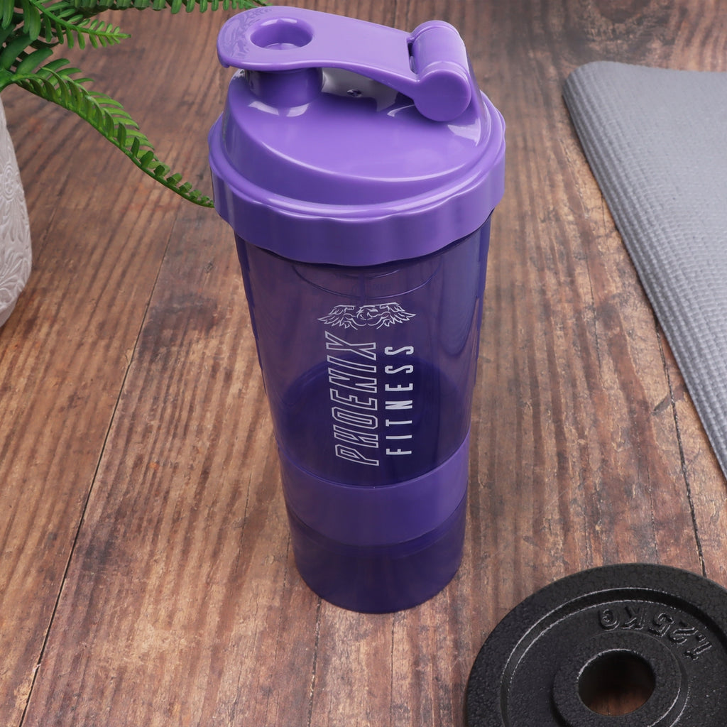 Shaker mit Fächern 500 ml – Protein Shaker BPA-frei