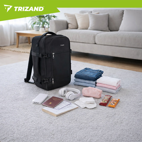 Reiserucksack 40x25x20 cm Handgepäck 20L | Trizand 2in1